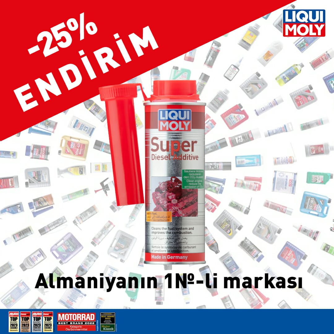 LIQUI MOLY-dən Aprel Kampaniyası - Dizel mühərriklər üçün Super Dizel Qatqısı - "Super Diesel Additiv" 25% endirimlə!