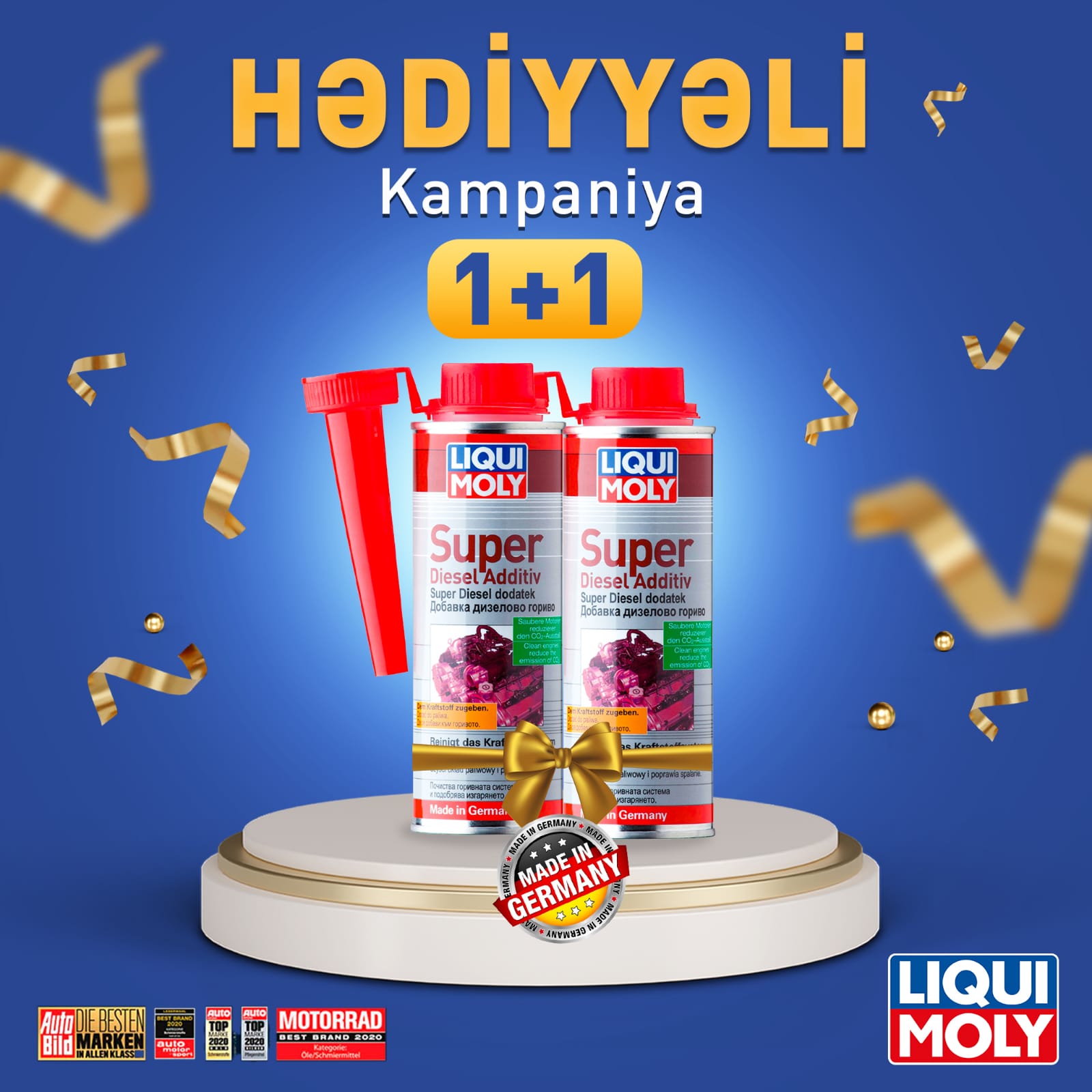 LIQUI MOLY-dən Noyabr Kampaniyası - “SUPER 1+1 AKSİYA”sı !