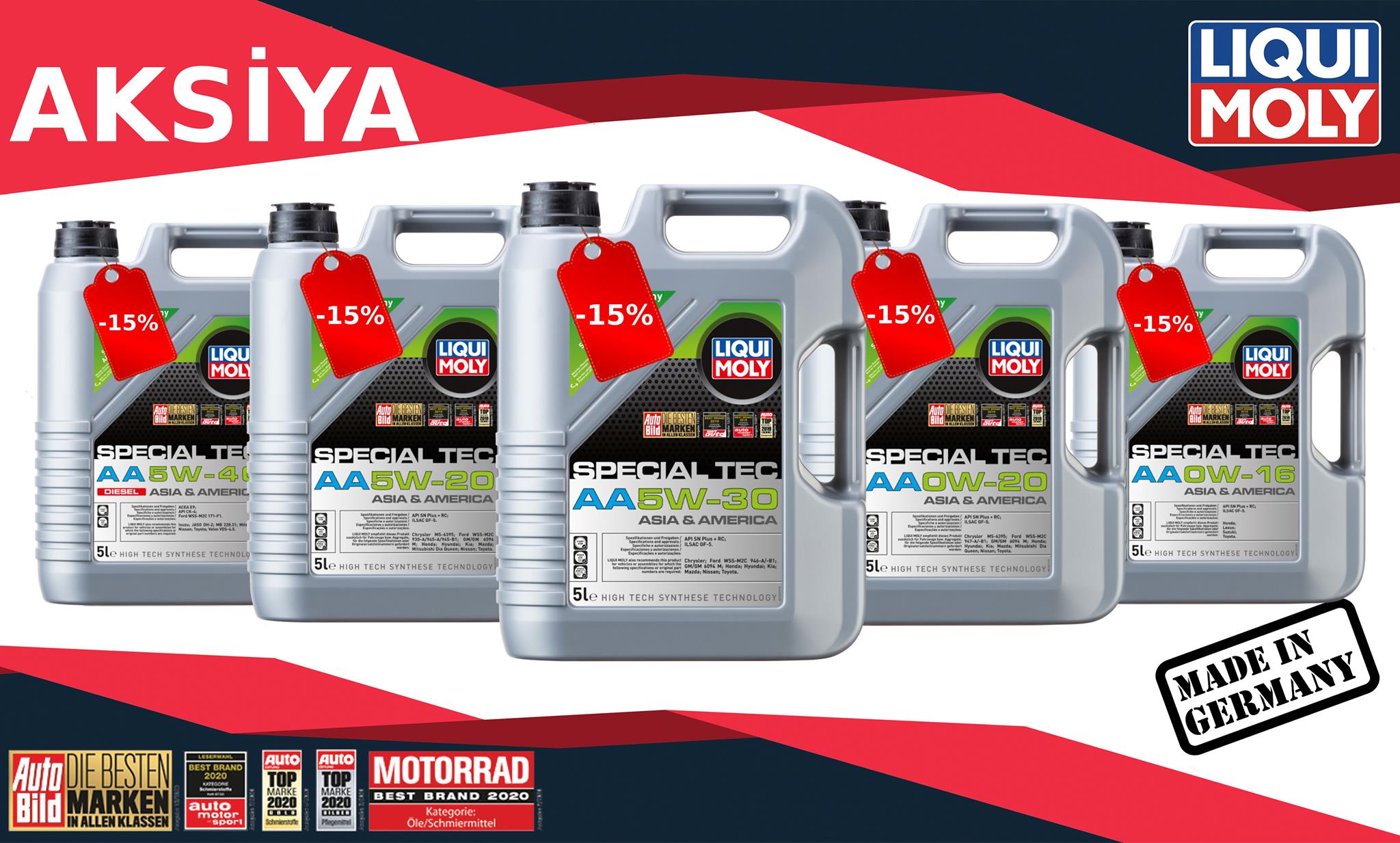 LIQUI MOLY-dən Mart Kampaniyası - Special Tec AA Seriyası 15% Endirimlə