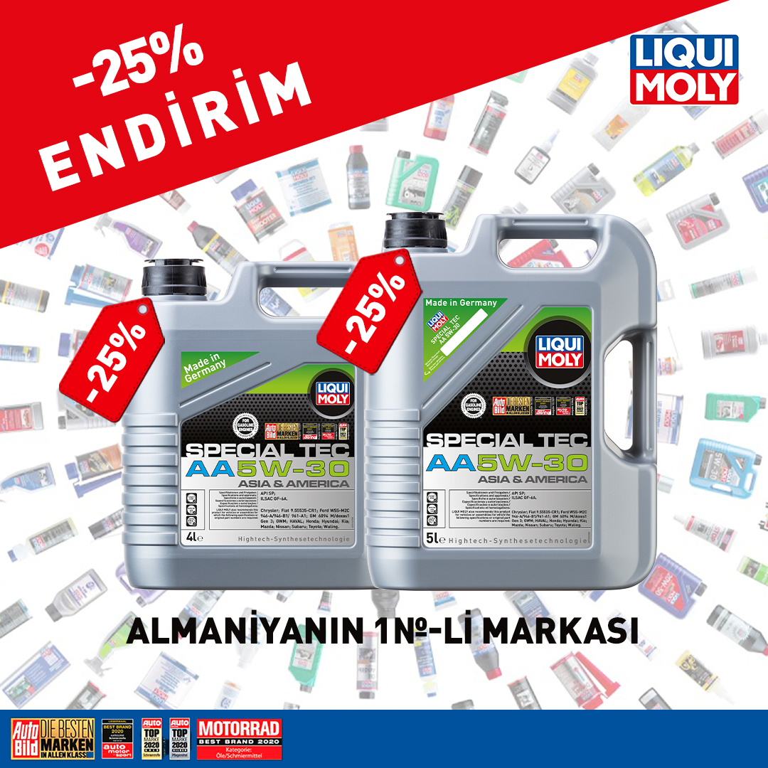 LIQUI MOLY-dən Yanvar Kampaniyası - Special Tec AA 5W-30 yağı 25% endirimlə!