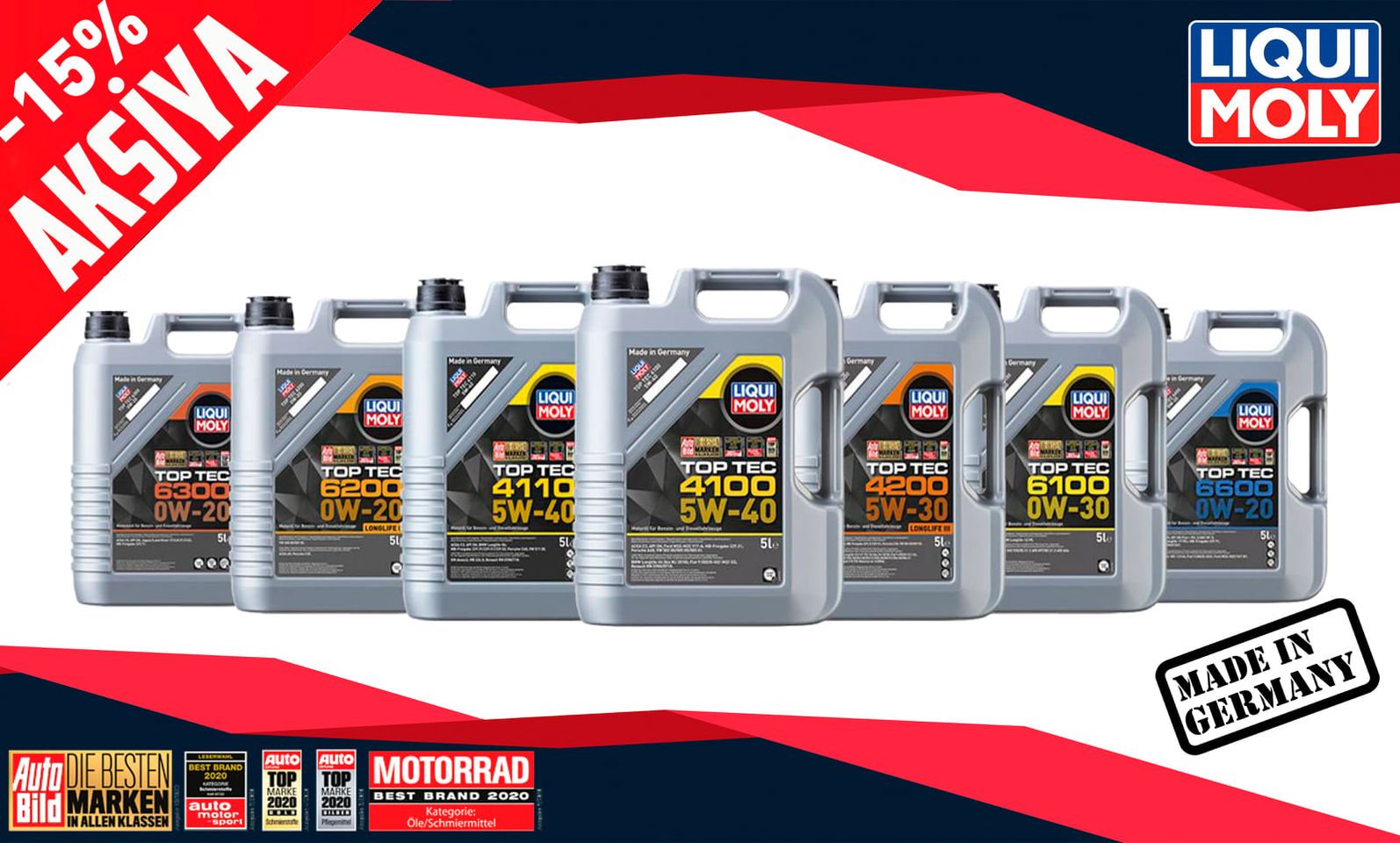 LIQUI MOLY-dən Oktyabr Kampaniyası - "Top Tec" Seriyası