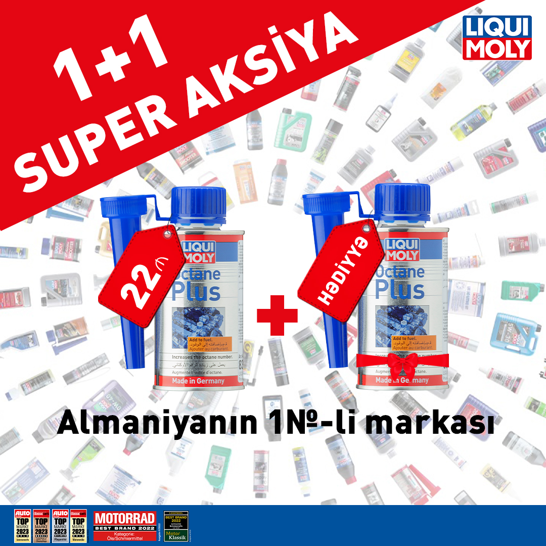 LIQUI MOLY-dən May Kampaniyası - “SUPER 1+1 AKSİYA”sı !