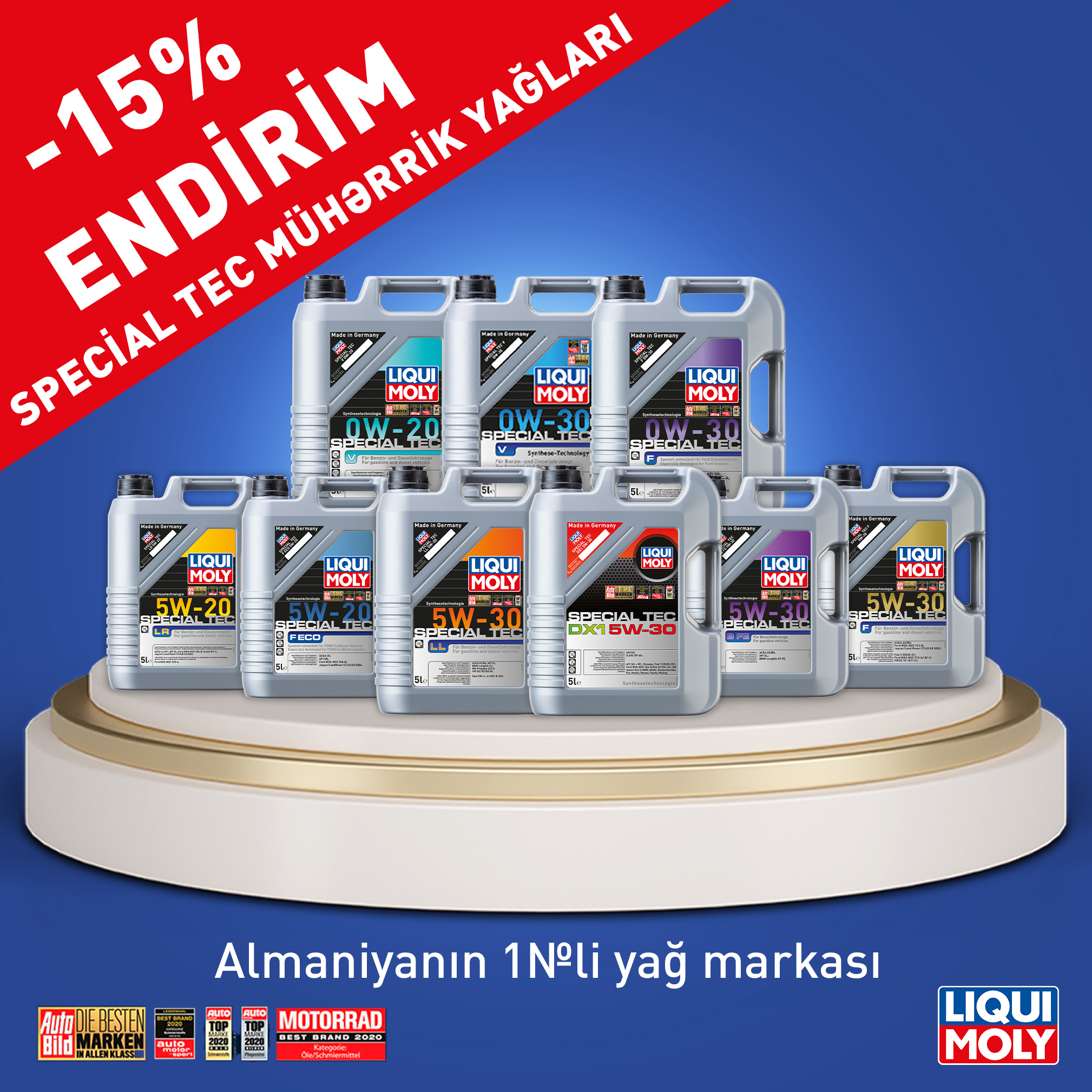 LIQUI MOLY-dən Noyabr Kampaniyası - Special Tec Seriyası 15% endirimlə!